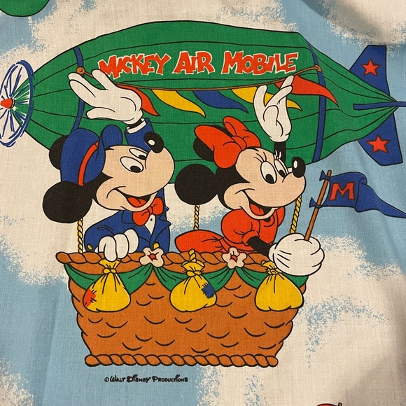 Walt Disney Bedding Vintage Disney Mickey Minnie Donald Goofy Flat